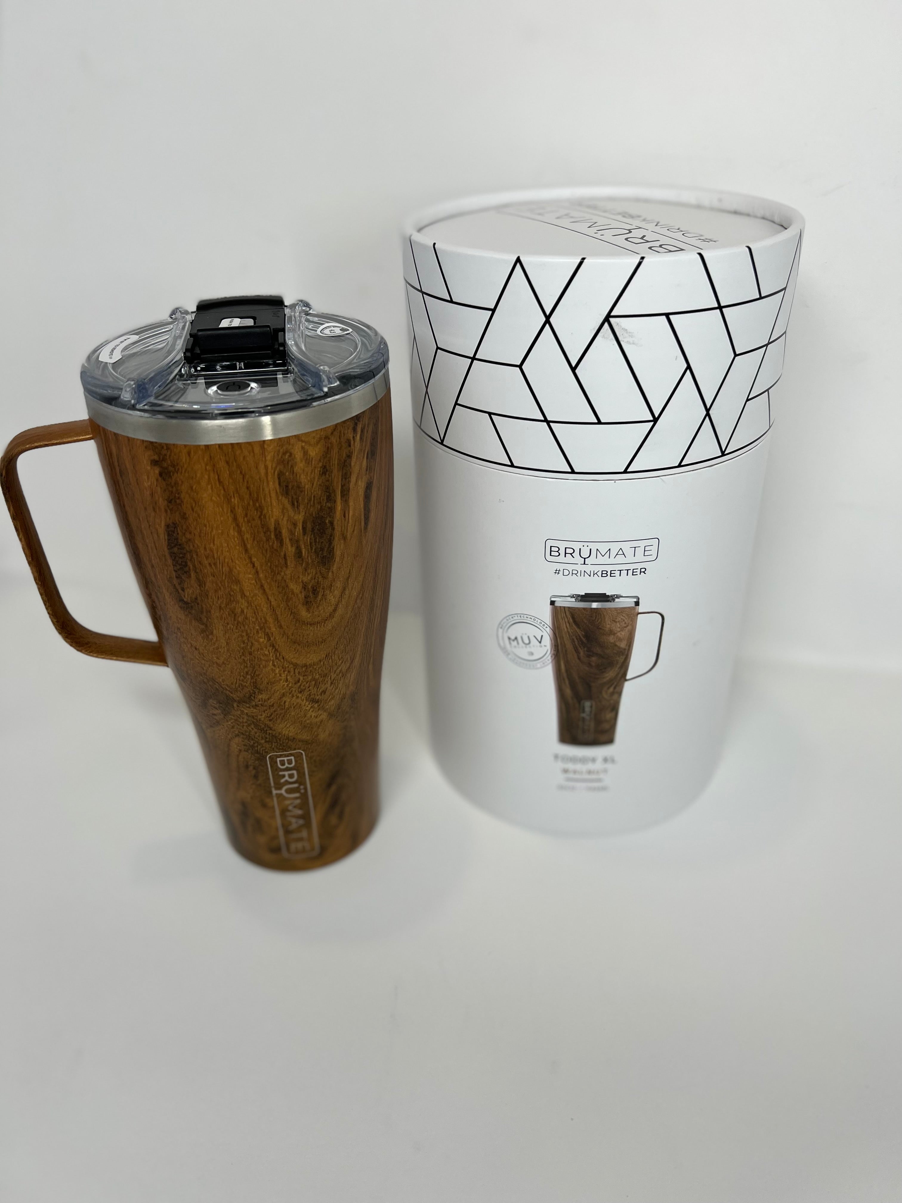 BruMate 32 oz Toddy XL Matte Black BPA Free Vacuum Insulated Mug 