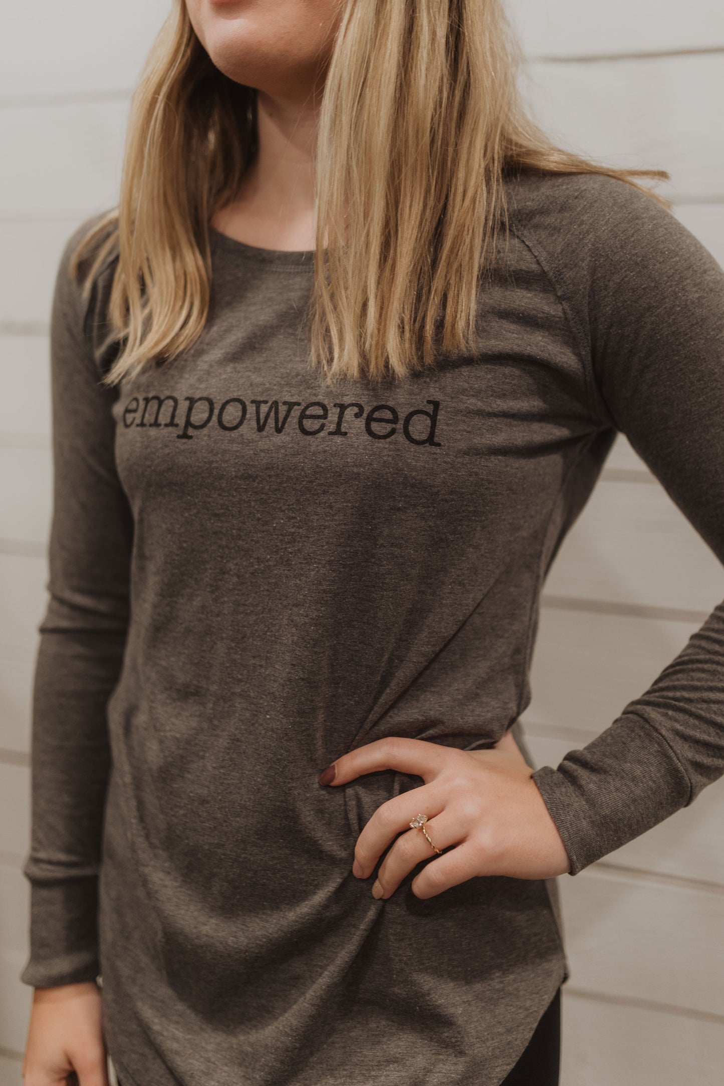 EMPOWERED LONG SLEEVE TOP