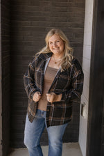 LAYNIE BLACK WASH DRAWSTRING WAISTBAND JACKET