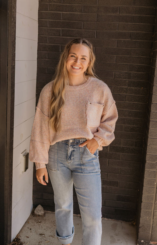 BRITTON PINK SWEATER BY IVY & CO