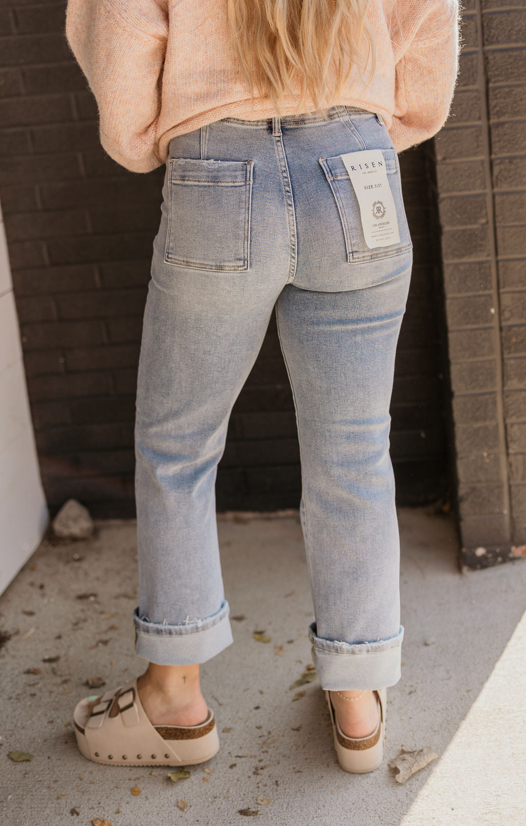 EVIE HIGH-RISE ANKLE FLARE JEANS