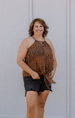 BAILEY LEOPARD PRINTED TANK TOP 2 COLOR OPTIONS