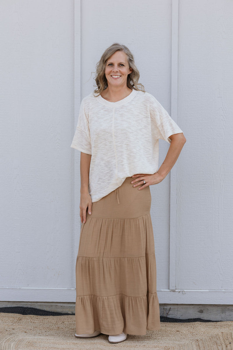 ANNA TIERED SKIRT 2 COLOR OPTIONS