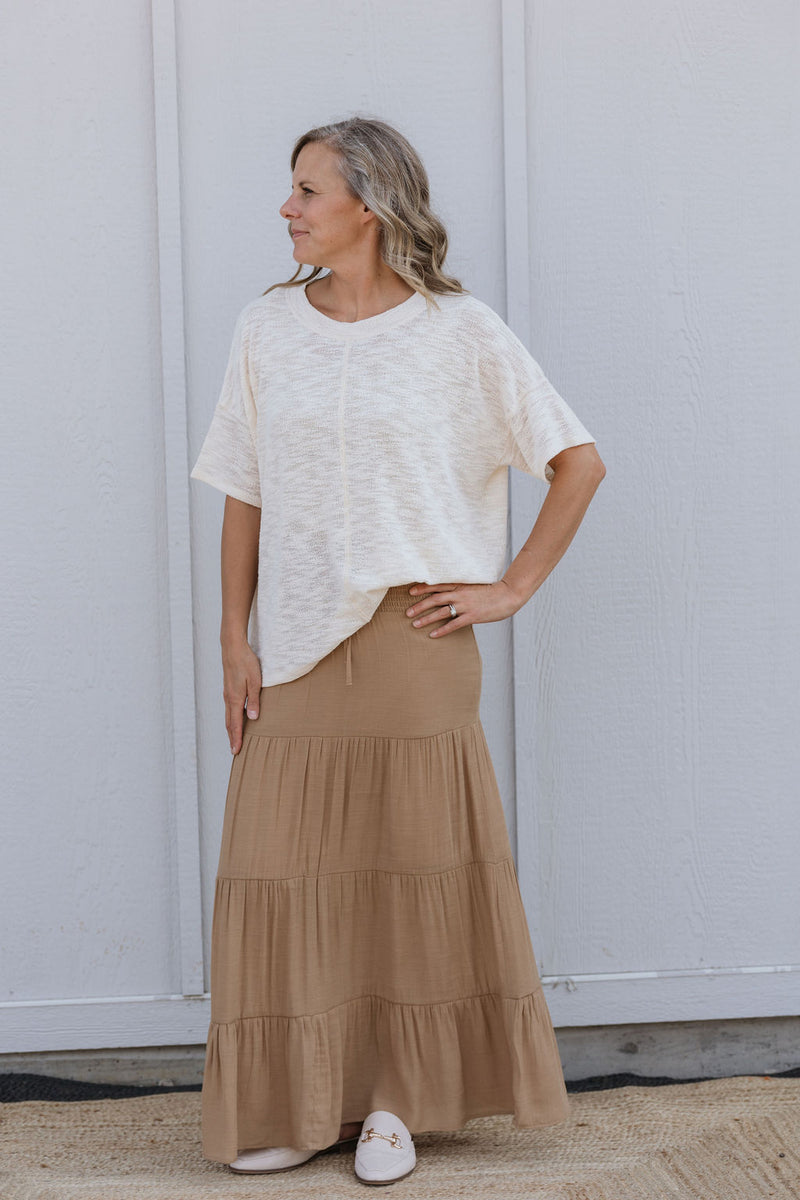 ANNA TIERED SKIRT 2 COLOR OPTIONS