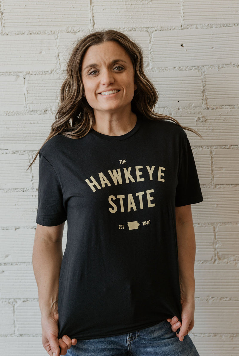 THE HAWKEYE STATE GRAPHIC TEE