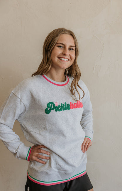 PICKLEBALLER CREWNECK SWEATSHIRT BY IVY & CO