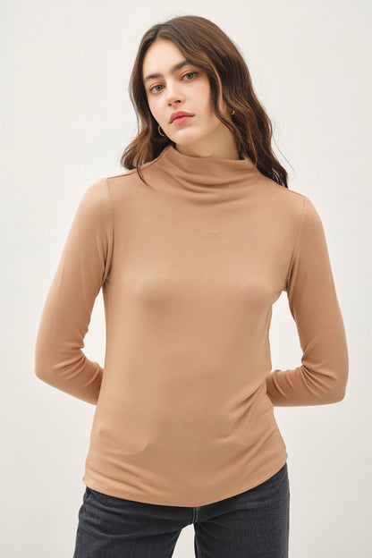 HAYDEN BASIC MOCK NECK LONG SLEEVE