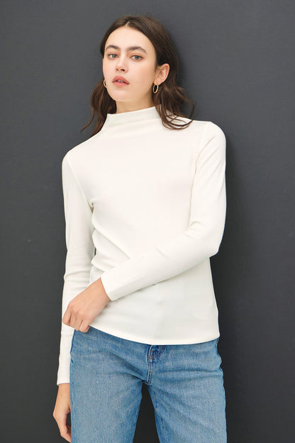 HAYDEN BASIC MOCK NECK LONG SLEEVE