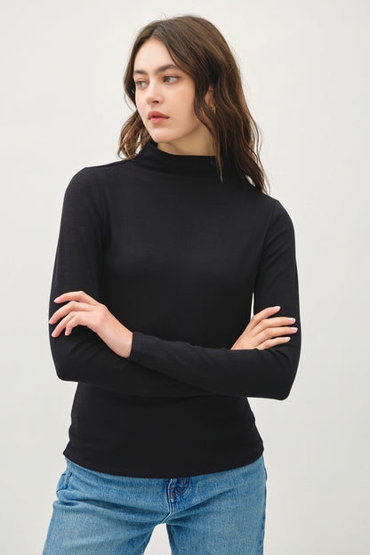 HAYDEN BASIC MOCK NECK LONG SLEEVE