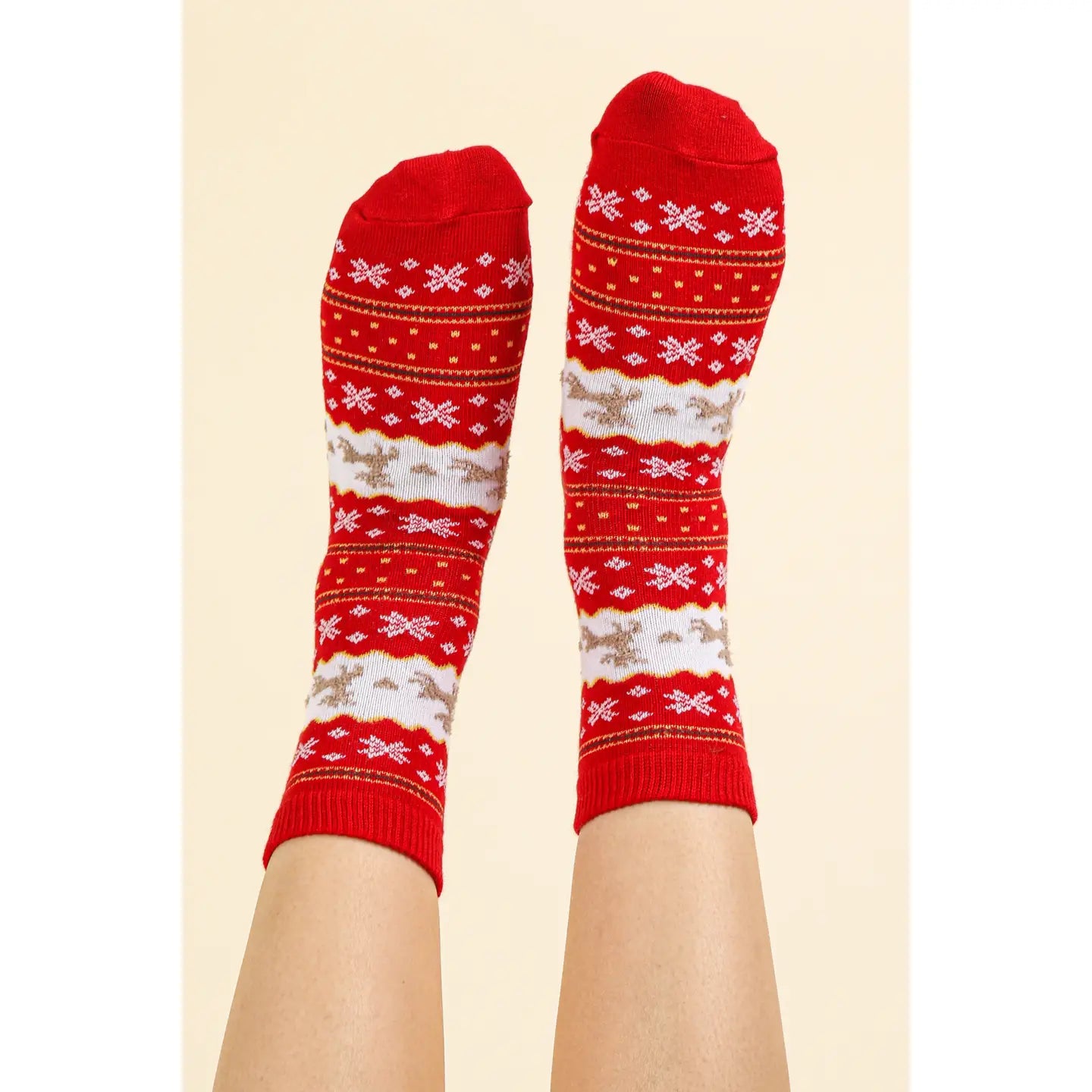 CHRISTMAS GRAPHIC CREW SOCKS