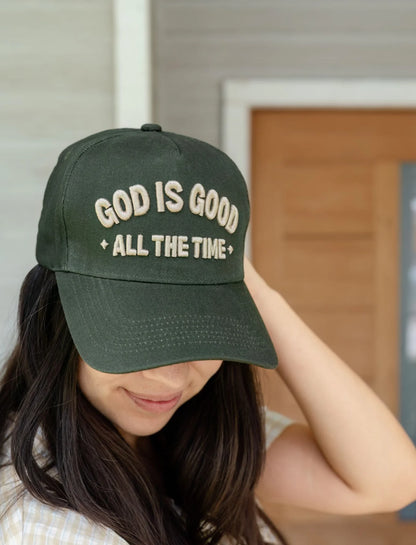 GOD IS GOOD ALL THE TIME TRUCKER HAT