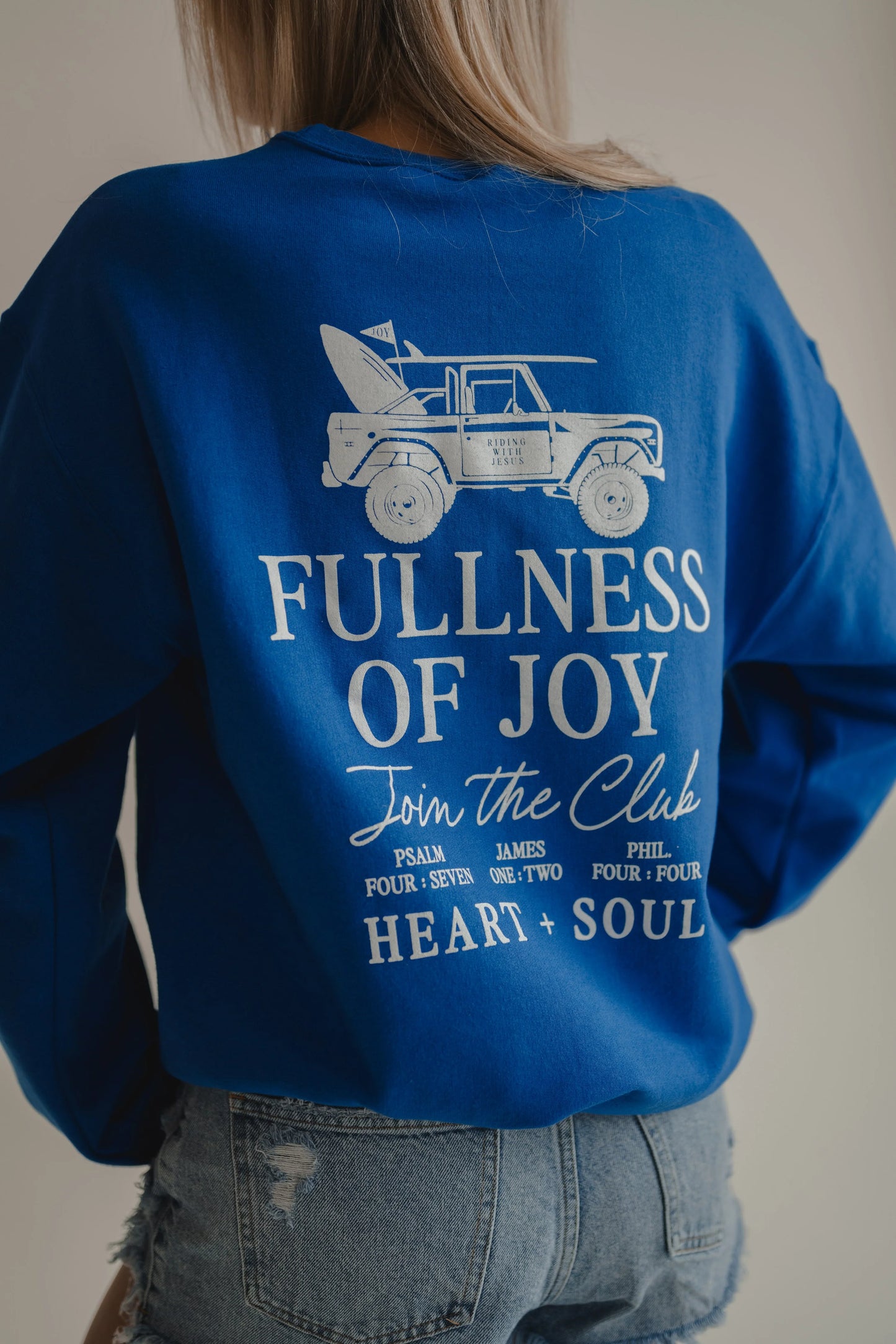 CHOOSE JOY CLUB PULLOVER