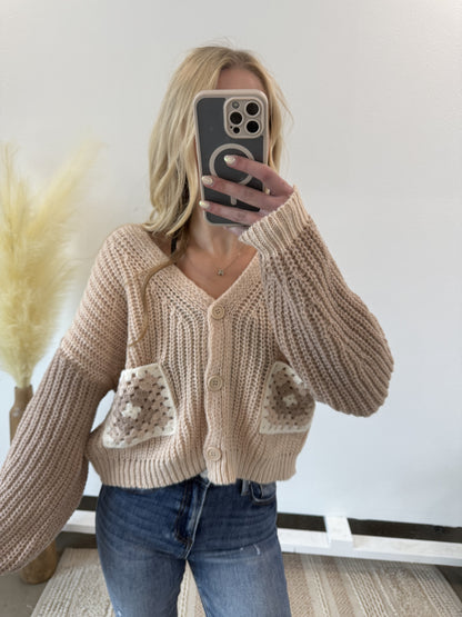 LINA CROCHET CARDIGAN BY IVY & CO