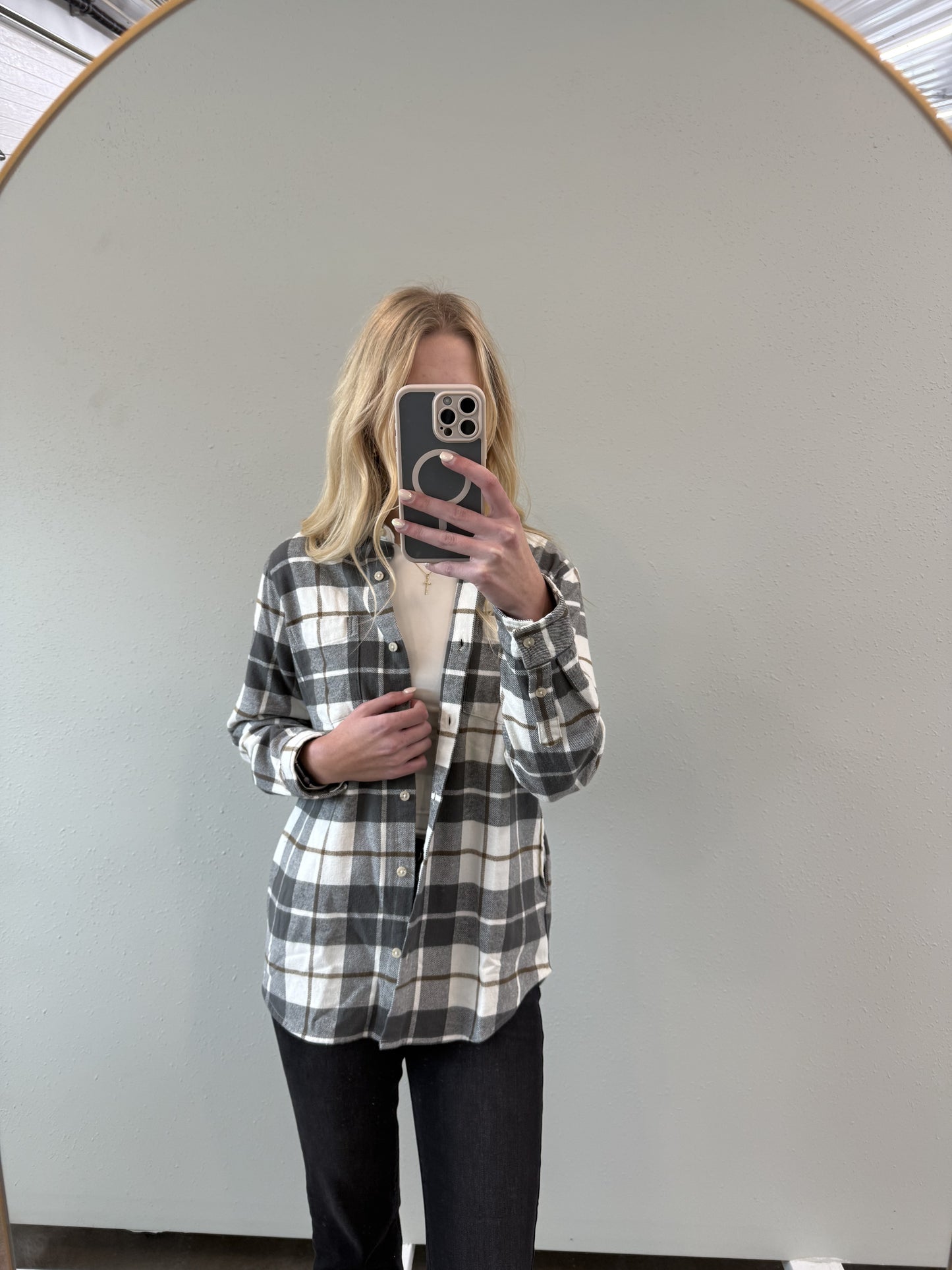 LILOU BUTTON DOWN SHIRT