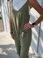 VALYN GREEN CASUAL JUMPSUIT BY IVY & CO