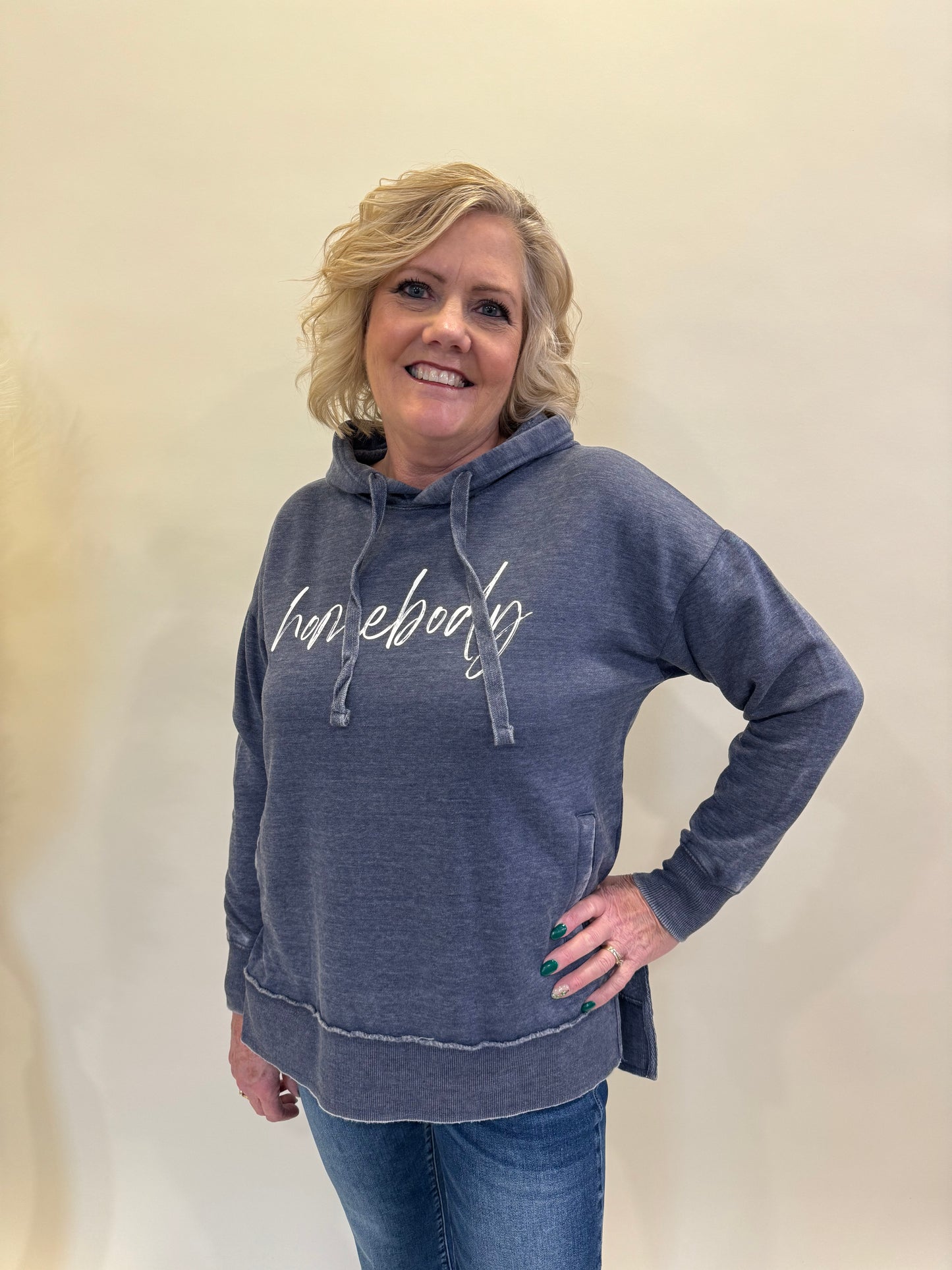 HOMEBODY NAVY SWEATSHIRT