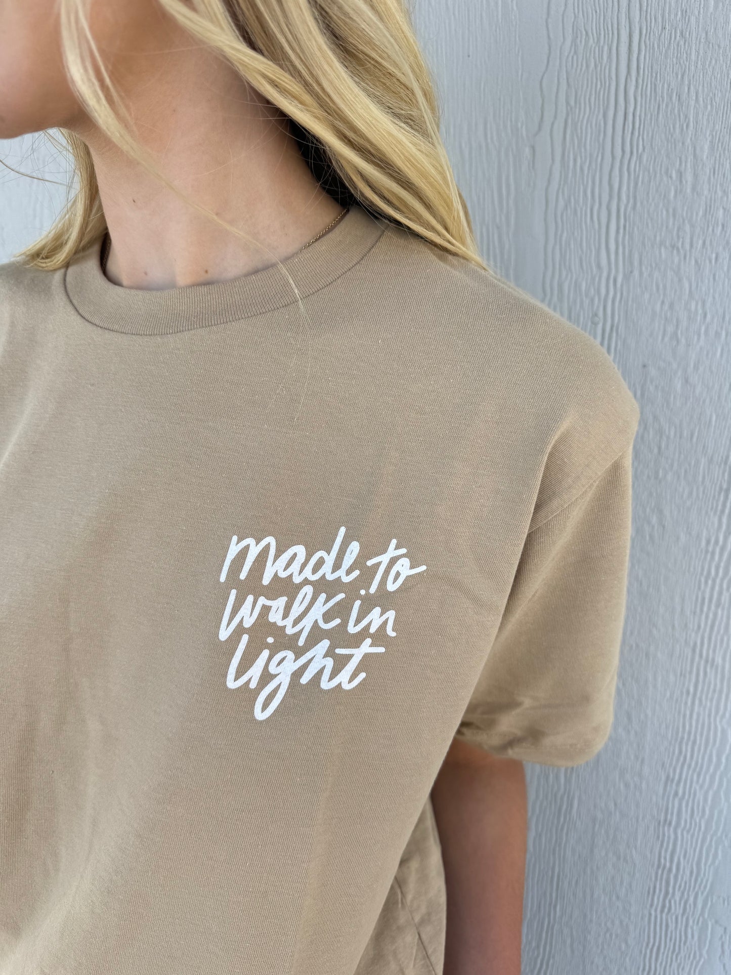 WALK IN THE LIGHT GRAPHIC TEE