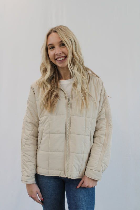 KEISHA QUILTED PUFFER JACKET