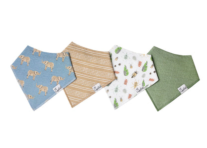 COPPER PEARL BABY BANDANA BIBS