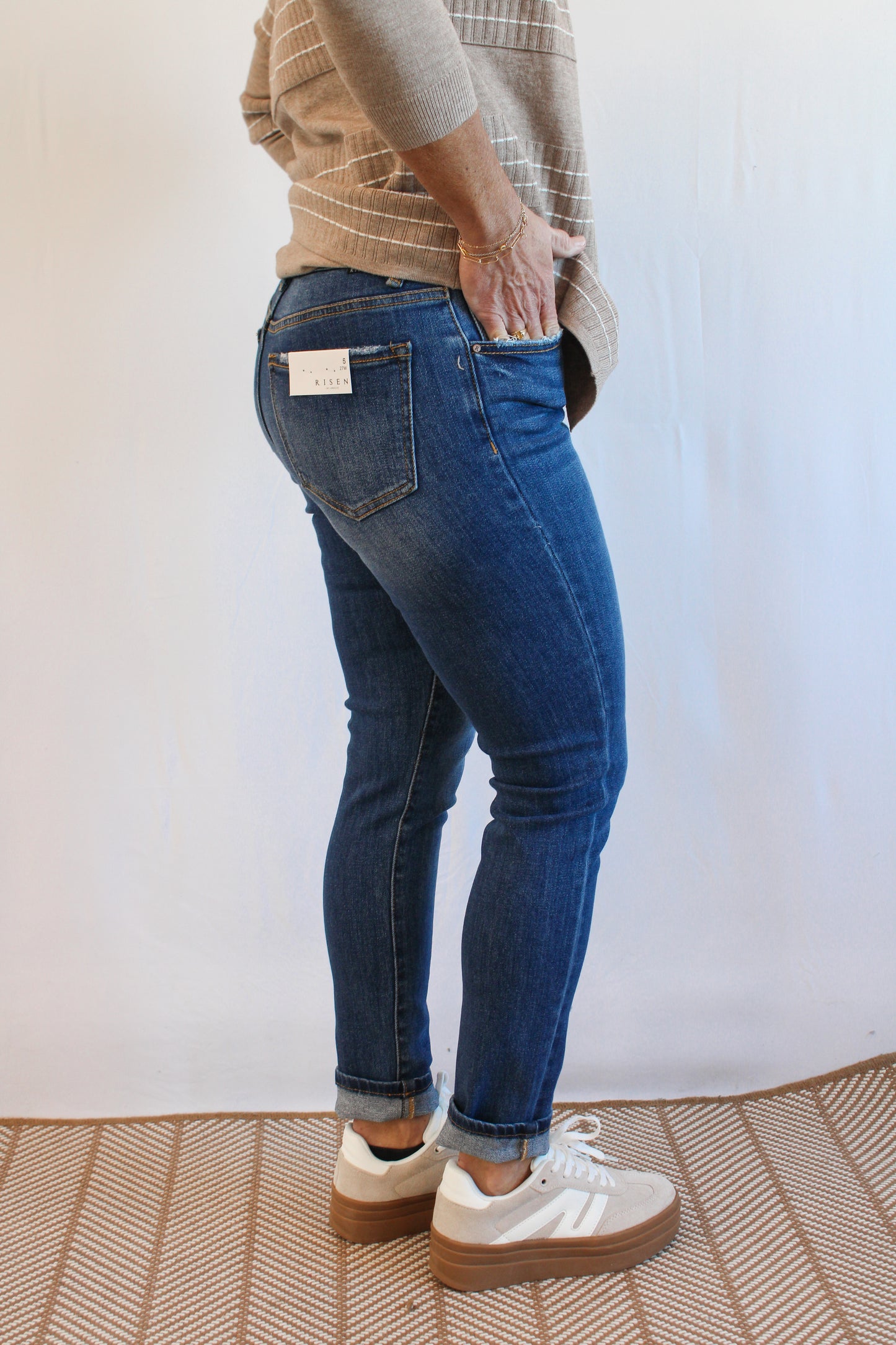 BRENDA MID RISE SKINNY ANKLE JEAN