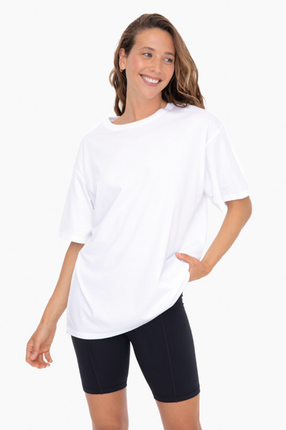 CHRISTI ORGANIC COTTON BOYFRIEND TEE