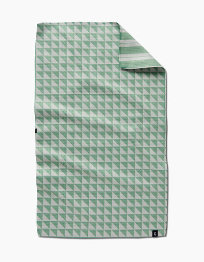 DOUBLE-SIDED GEOMETRY TEA TOWEL