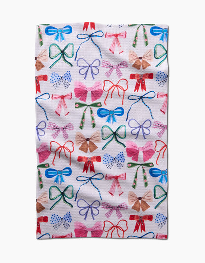 CHRISTMAS GEOMETRY TEA TOWEL