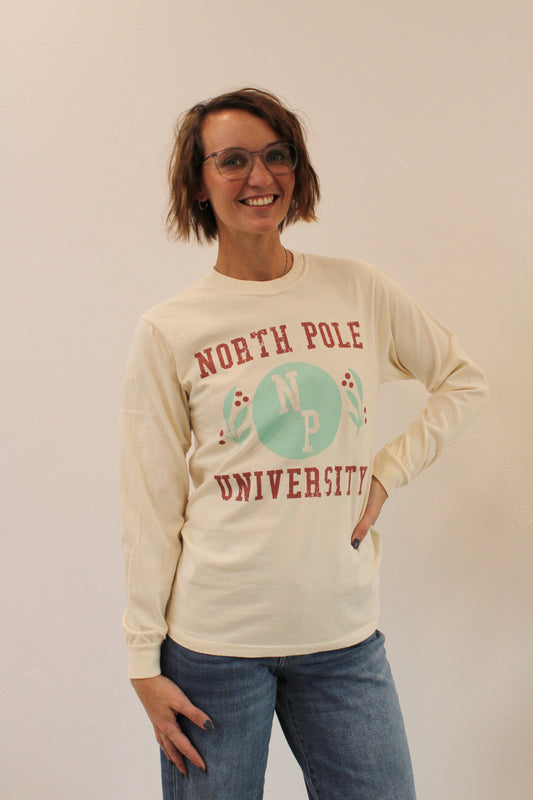 NORTH POLE UNIVERSITY LONG SLEEVE TEE