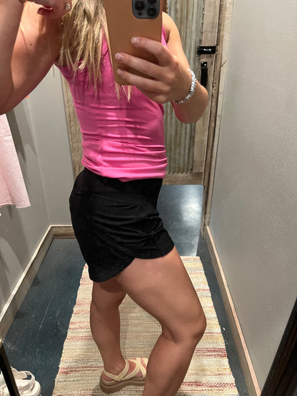 JAYDE BLACK ACTIVE SHORTS