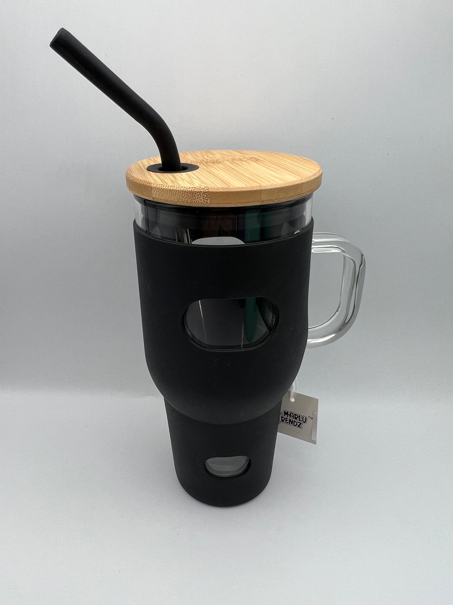 PLASTIC TUMBLER WITH WOOD LID MULTIPLE COLOR OPTIONS