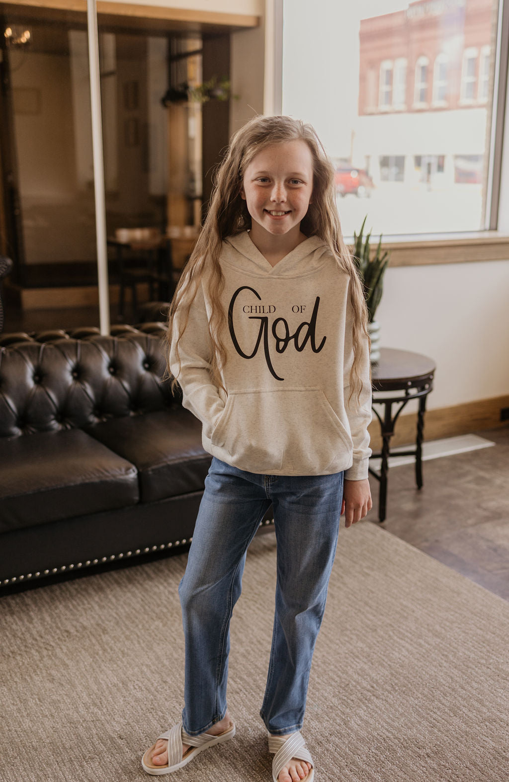 CHILD OF GOD YOUTH HOODED SWEATSHIRT