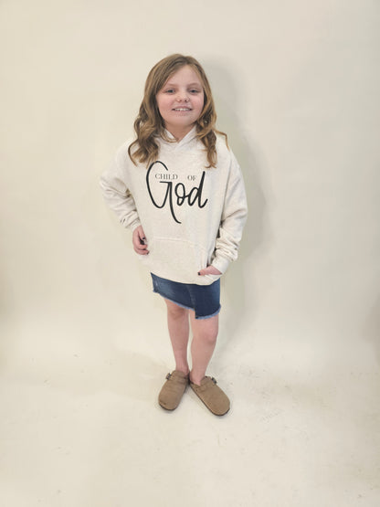 CHILD OF GOD YOUTH HOODED SWEATSHIRT