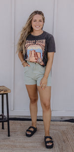 KATE SAGE COLORED JEAN SHORTS BY IVY & CO