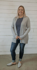 SONIA OPEN FRONT CARDIGAN 4 COLOR OPTIONS
