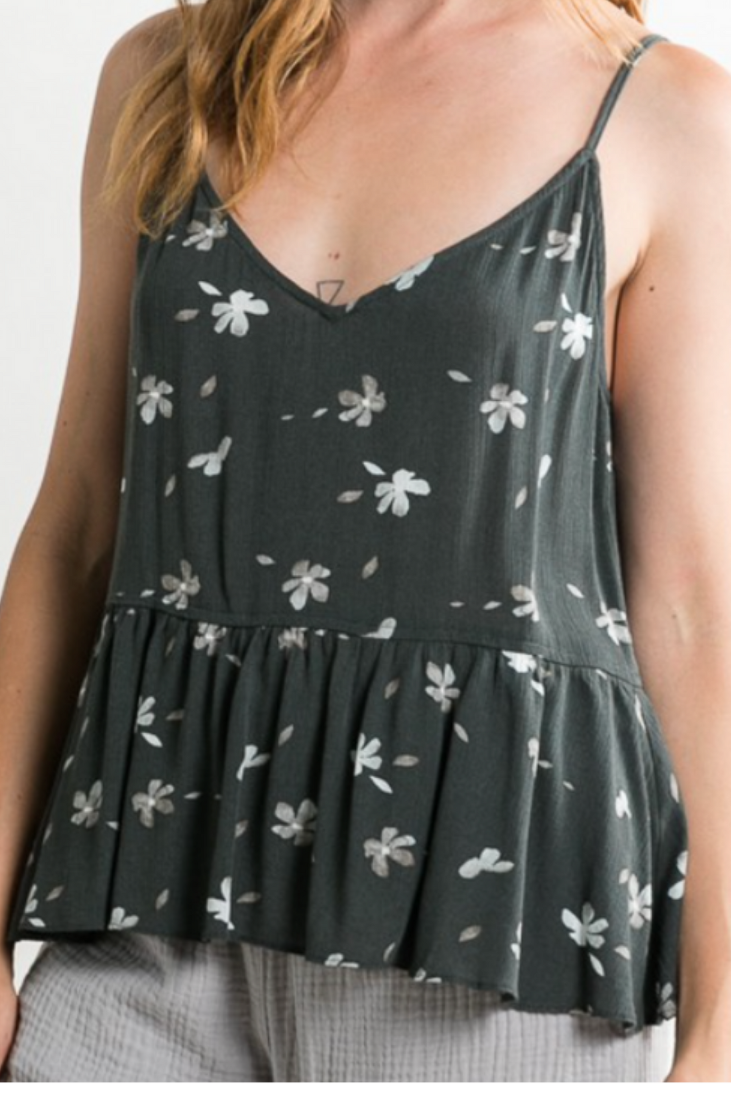 LOLA FLORAL FLOWY TANK BY IVY & CO