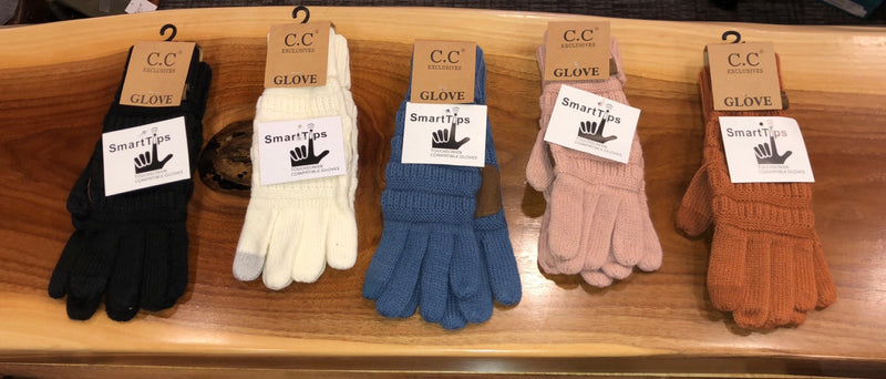 C.C. knitted gloves
