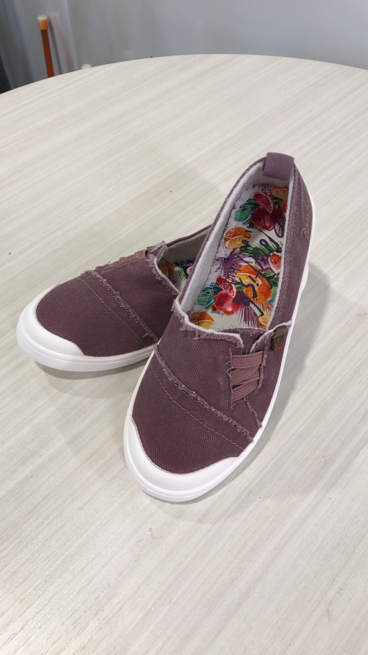 Girls Blowfish Venus Slip On Shoes Plum