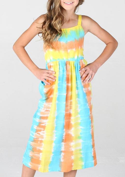 Girls tie dye dress