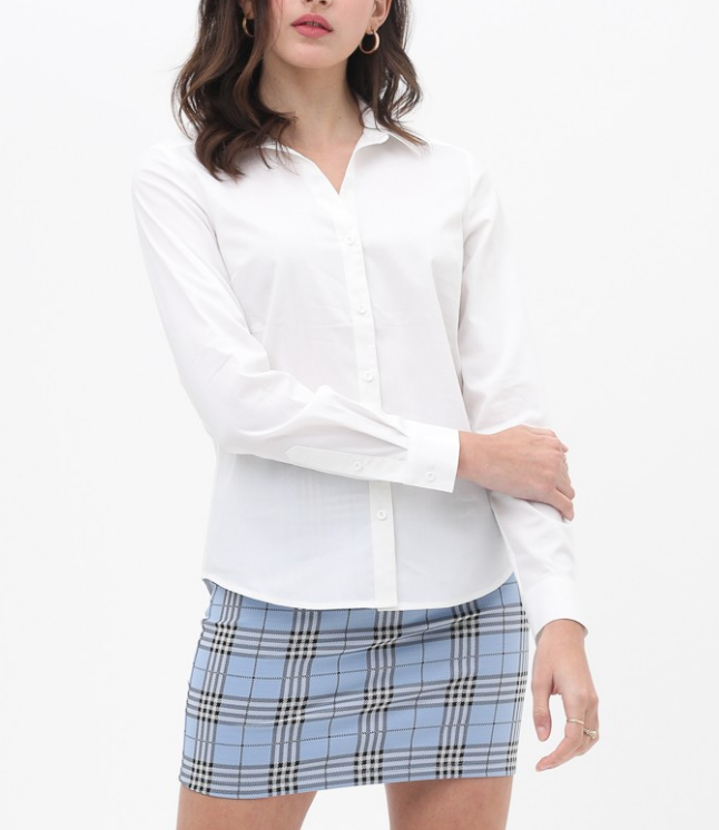 COLLARED BUTTON UP SHIRT