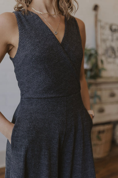 KIARA TEXTURE KNIT JUMPSUIT