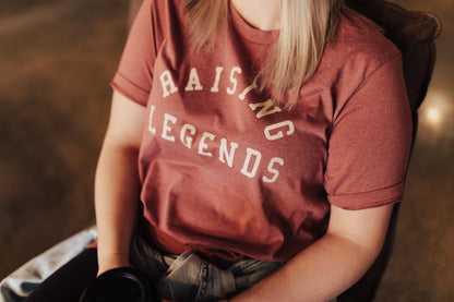 RAISING LEGENDS CREW NECK GRAPHIC TEE