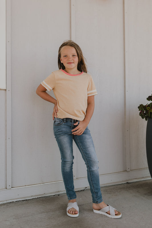 GIRLS KANCAN MEDIUM WASH NO DISTRESSED