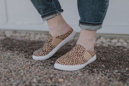 CHLOE CHEETAH PRINT SLIP ON SHOE