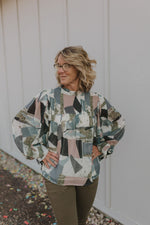 COLLINS ABSTRACT BLOUSE